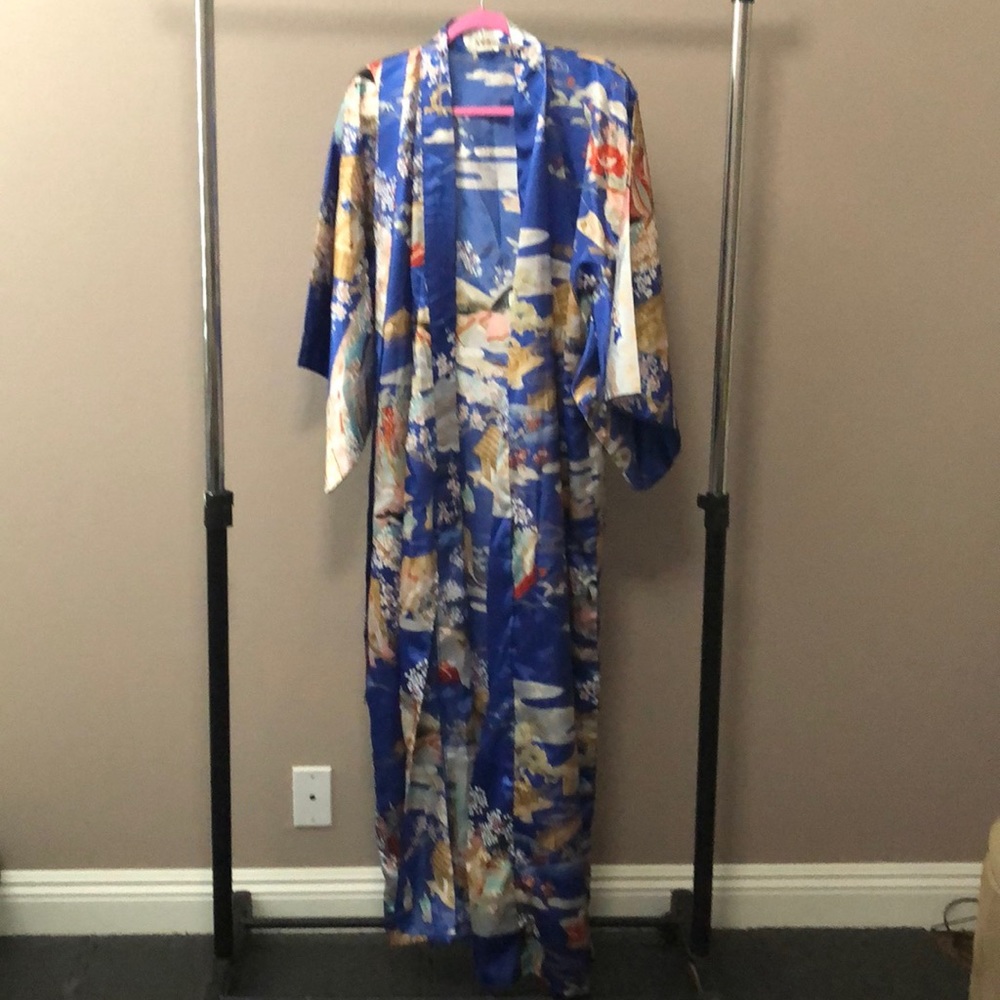 Kimono multi colored From Japan maxi length tie